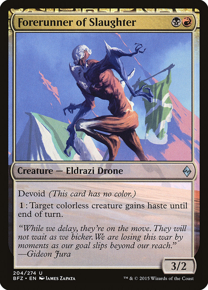 Forerunner of Slaughter [Battle for Zendikar] | Gamers Paradise