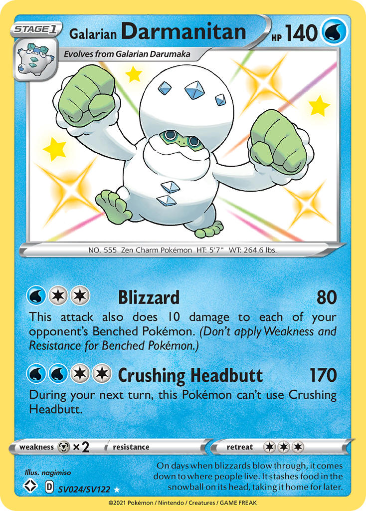 Galarian Darmanitan (SV024/SV122) [Sword & Shield: Shining Fates] | Gamers Paradise
