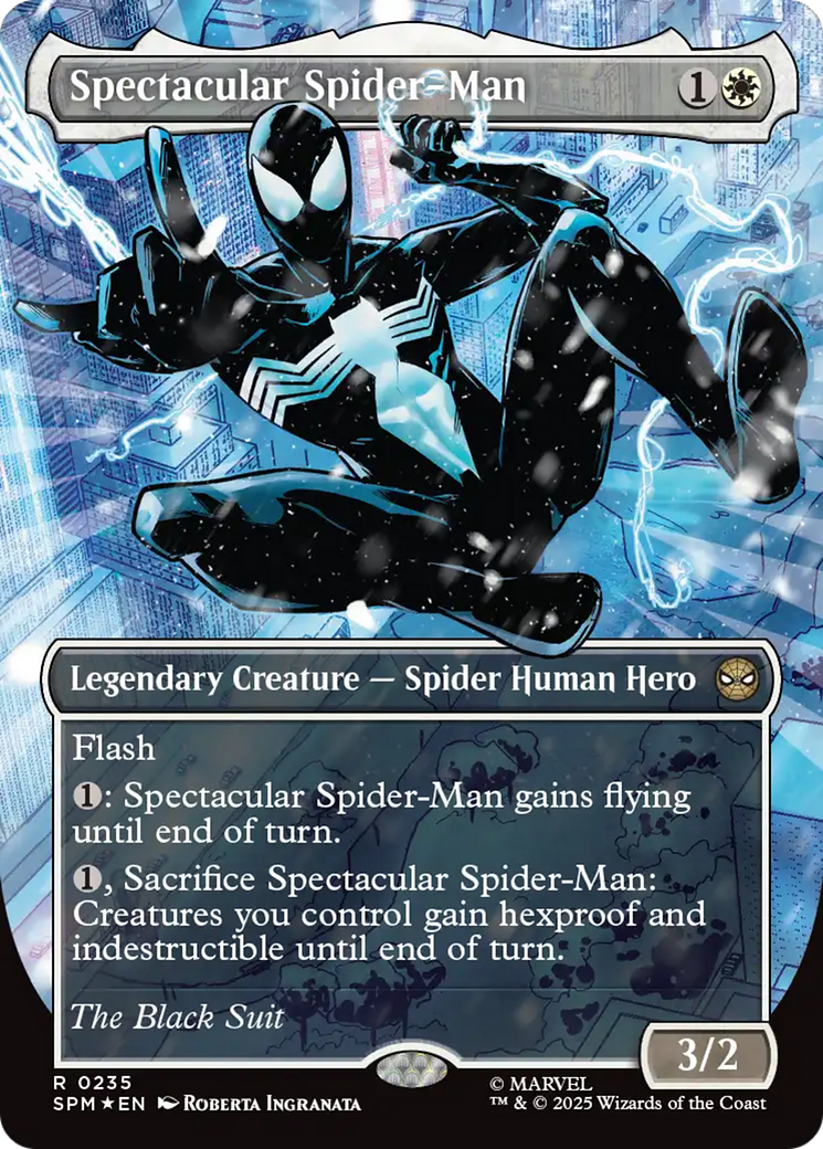 Spectacular Spider-Man (0235) (Borderless) (Textured Foil) [Marvel's Spider-Man] | Gamers Paradise