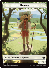 Copy // Human Double-Sided Token [Foundations Tokens] | Gamers Paradise