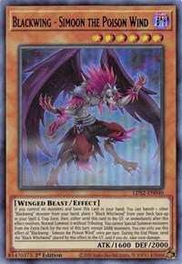 Blackwing - Simoon the Poison Wind (Purple) [LDS2-EN040] Ultra Rare | Gamers Paradise