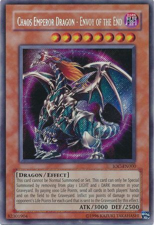 Chaos Emperor Dragon - Envoy of the End [IOC-EN000] Secret Rare | Gamers Paradise