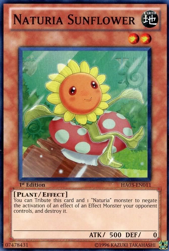 Naturia Sunflower [HA03-EN011] Super Rare | Gamers Paradise