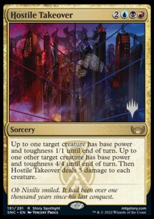 Hostile Takeover (Promo Pack) [Streets of New Capenna Promos] | Gamers Paradise