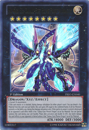 Number 62: Galaxy-Eyes Prime Photon Dragon [PRIO-EN040] Ultra Rare | Gamers Paradise