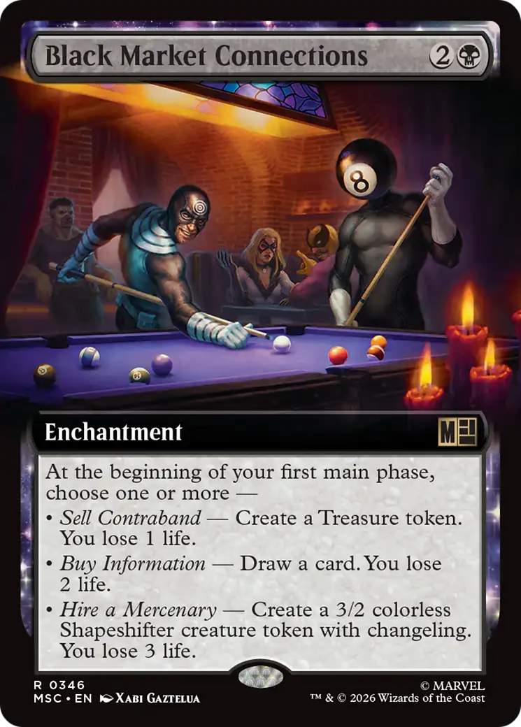 Black Market Connections (Extended Art) [Marvel Super Heroes Commander] | Gamers Paradise