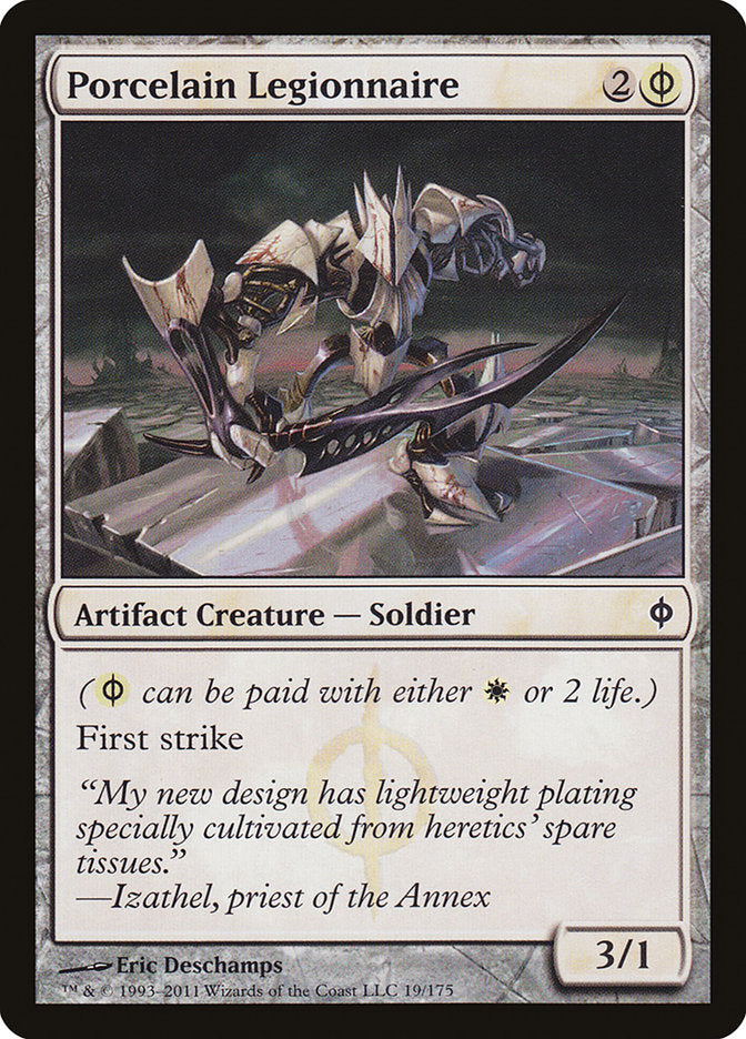 Porcelain Legionnaire [New Phyrexia] | Gamers Paradise
