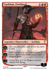 Sarkhan, Fireblood (White Border) [Mystery Booster 2] | Gamers Paradise