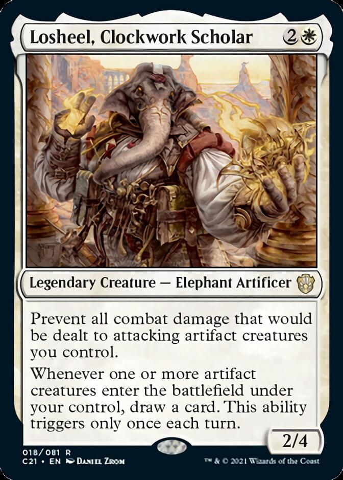 Losheel, Clockwork Scholar [Commander 2021] | Gamers Paradise
