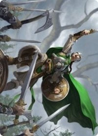 Maja, Bretagard Protector Art Card [Kaldheim Art Series] | Gamers Paradise