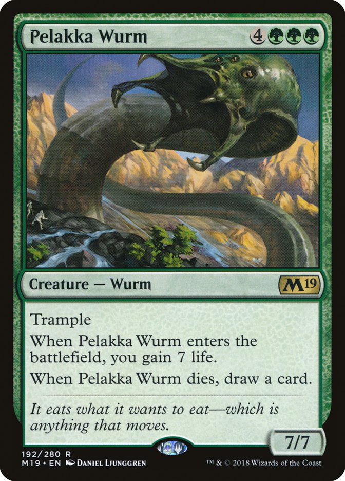 Pelakka Wurm [Core Set 2019] | Gamers Paradise