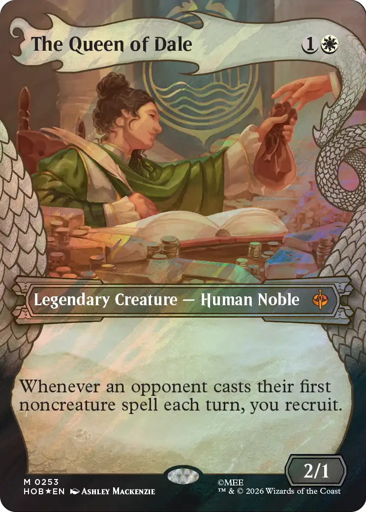 The Queen of Dale (Showcase) (Surge Foil) [The Hobbit] | Gamers Paradise