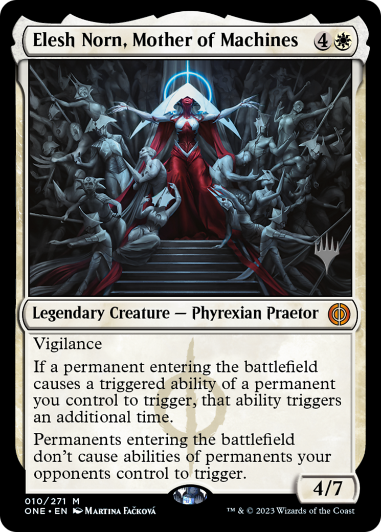 Elesh Norn, Mother of Machines (Promo Pack) [Phyrexia: All Will Be One Promos] | Gamers Paradise