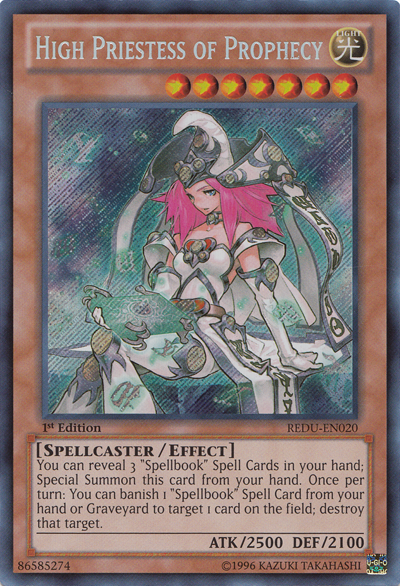 High Priestess of Prophecy [REDU-EN020] Secret Rare | Gamers Paradise