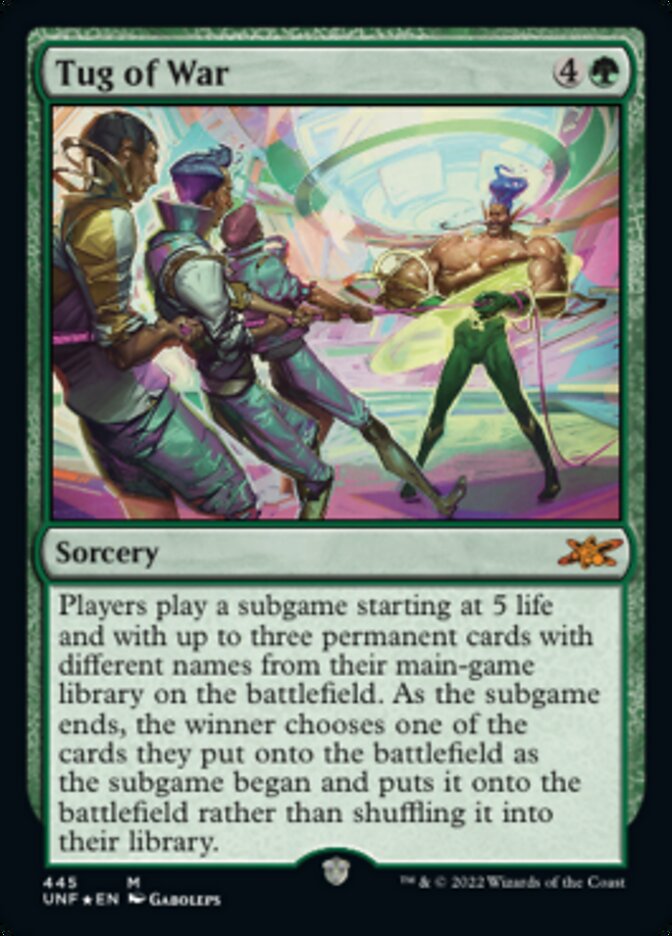 Tug of War (Galaxy Foil) [Unfinity] | Gamers Paradise