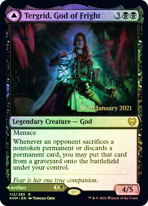 Tergrid, God of Fright // Tergrid's Lantern [Kaldheim Prerelease Promos] | Gamers Paradise