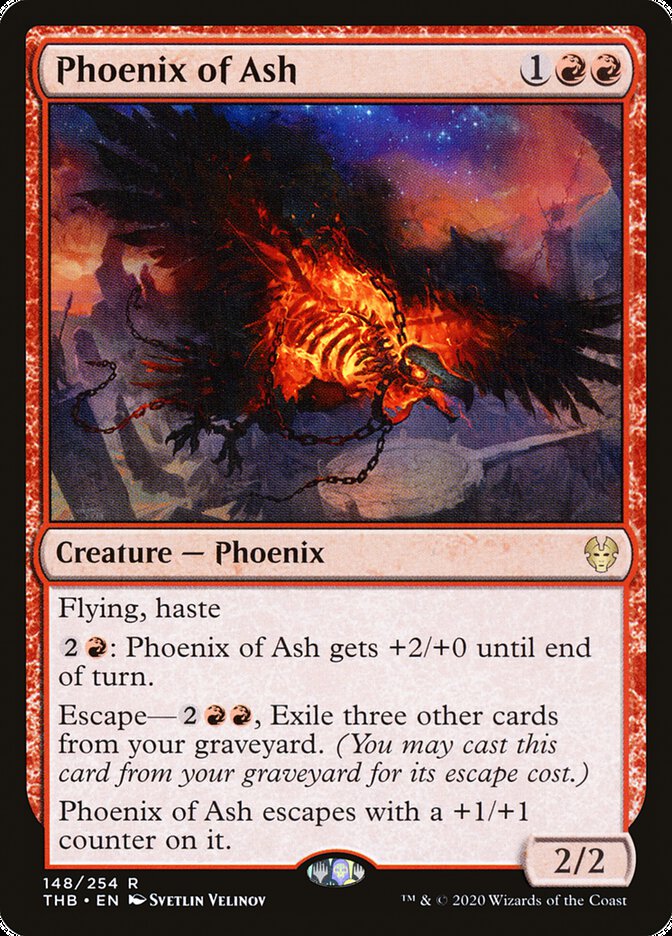Phoenix of Ash [Theros Beyond Death] | Gamers Paradise