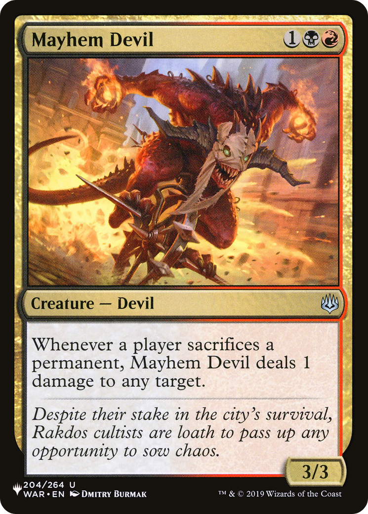Mayhem Devil [The List] | Gamers Paradise