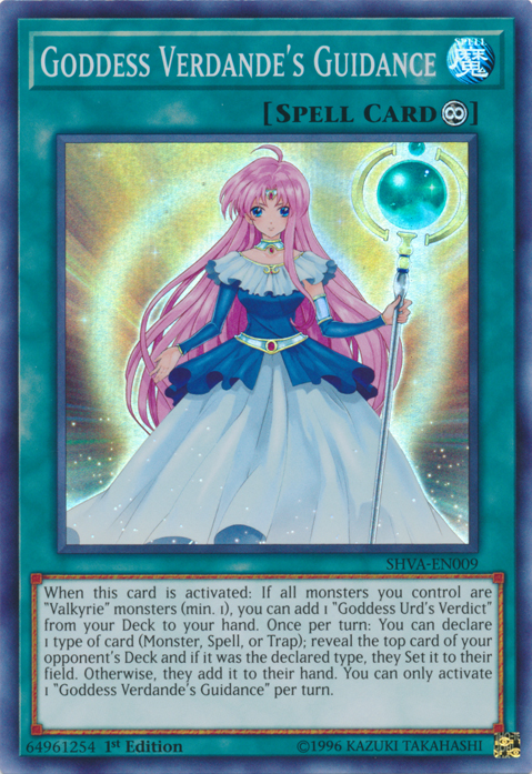 Goddess Verdande's Guidance [SHVA-EN009] Super Rare | Gamers Paradise