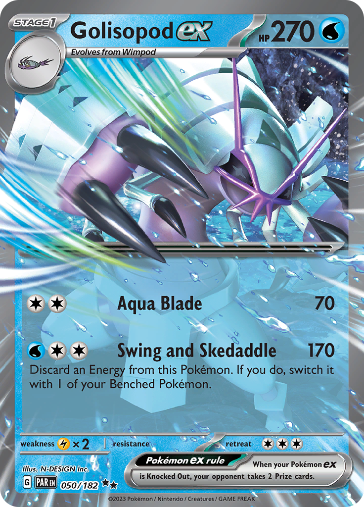 Golisopod ex (050/182) [Scarlet & Violet: Paradox Rift] | Gamers Paradise