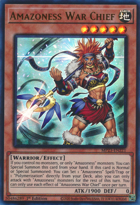 Amazoness War Chief [MP23-EN221] Ultra Rare | Gamers Paradise