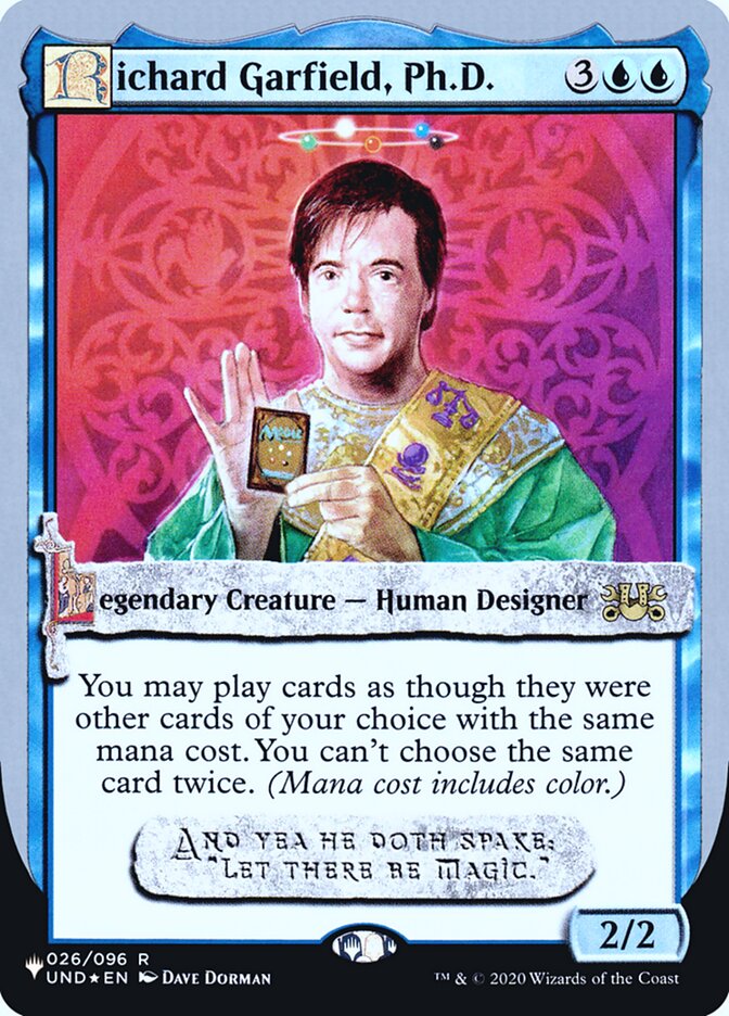 Richard Garfield, Ph.D. (Unfinity Foil Edition) [The List] | Gamers Paradise