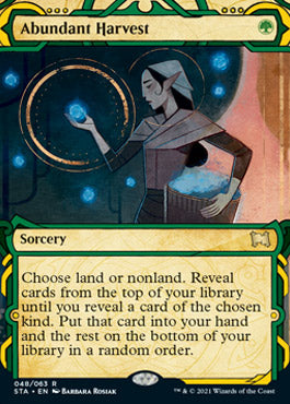 Abundant Harvest (Foil Etched) [Strixhaven: Mystical Archive] | Gamers Paradise