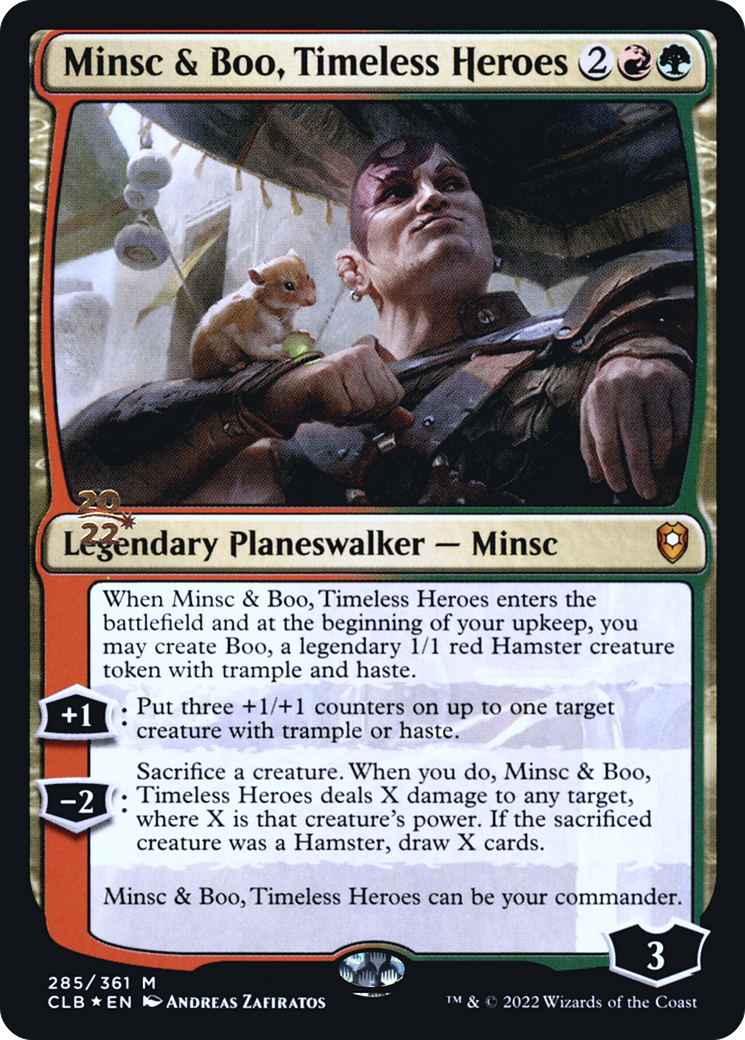 Minsc & Boo, Timeless Heroes (Promo Pack) [The Lost Caverns of Ixalan Promos] | Gamers Paradise