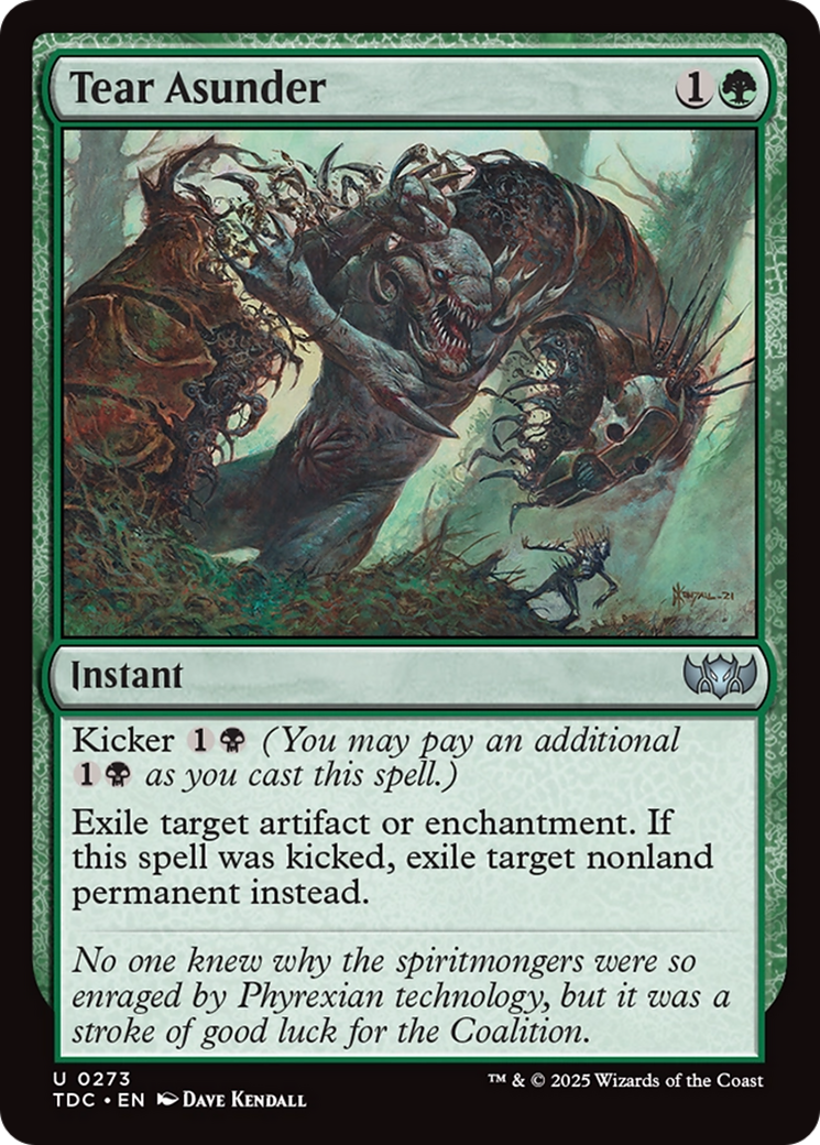 Tear Asunder [Tarkir: Dragonstorm Commander] | Gamers Paradise