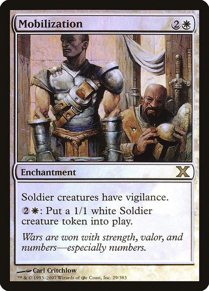 Mobilization (Premium Foil) [Tenth Edition] | Gamers Paradise