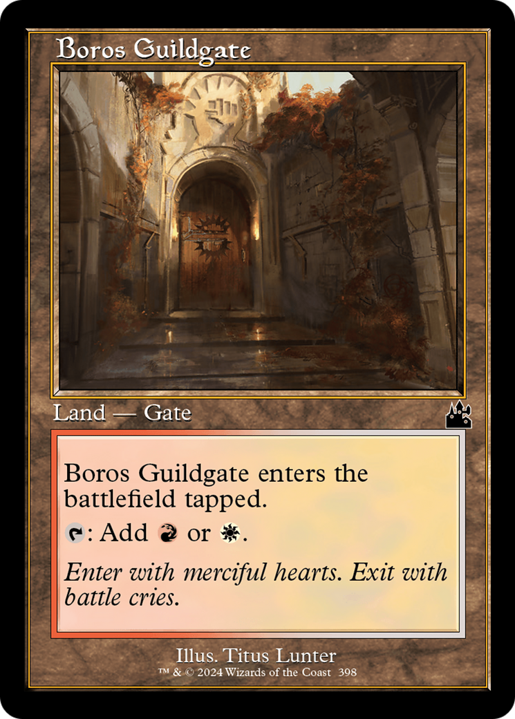 Boros Guildgate (Retro Frame) [Ravnica Remastered] | Gamers Paradise