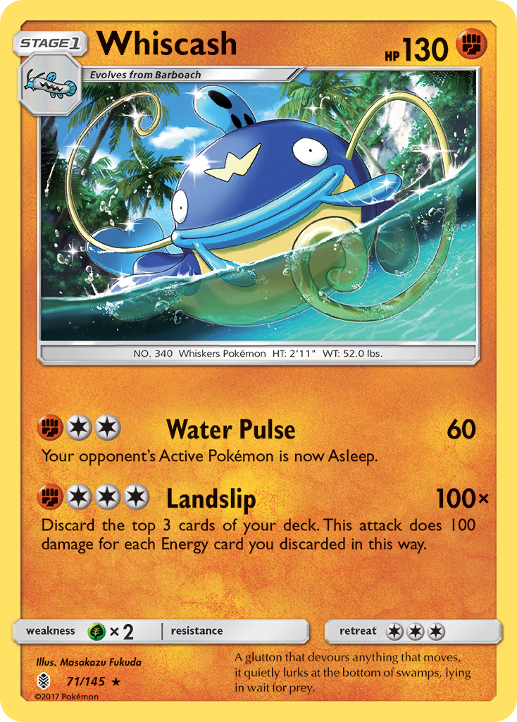 Whiscash (71/145) [Sun & Moon: Guardians Rising] | Gamers Paradise