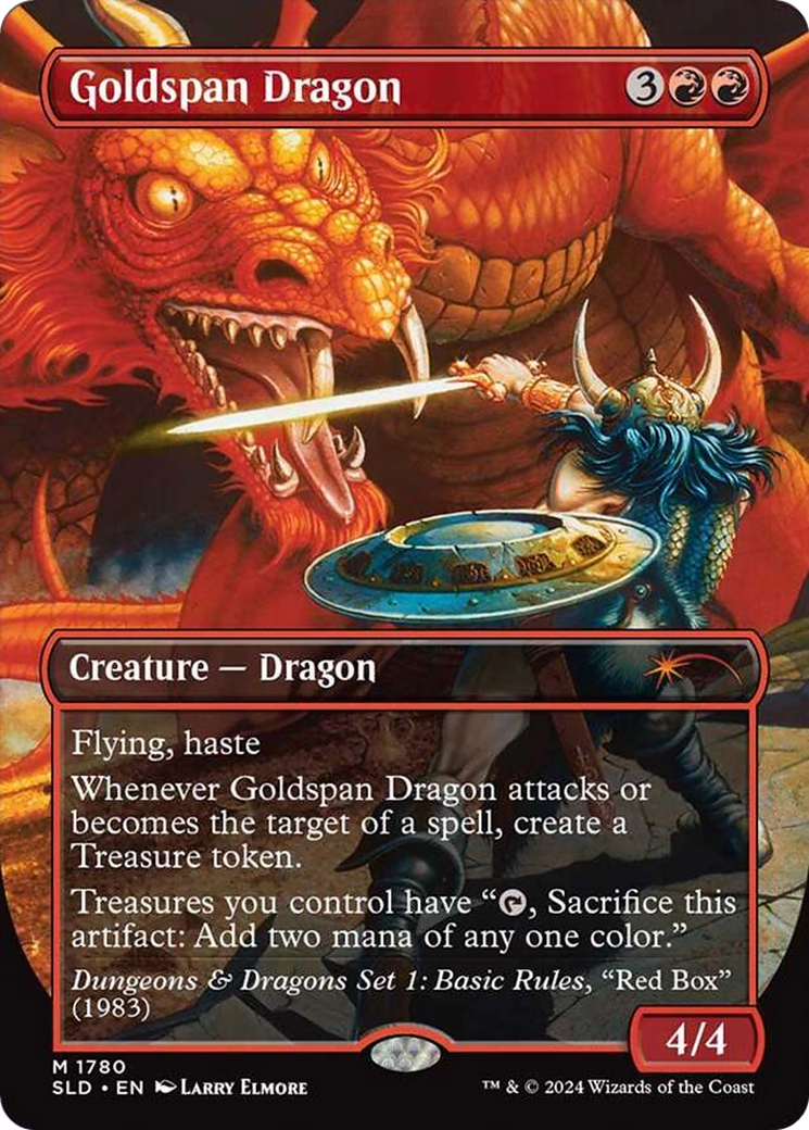 Goldspan Dragon (Rainbow Foil) [Secret Lair Drop Series] | Gamers Paradise