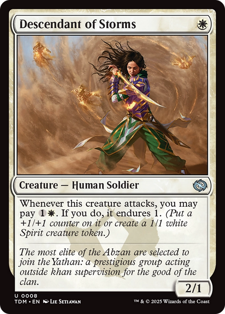 Descendant of Storms [Tarkir: Dragonstorm] | Gamers Paradise
