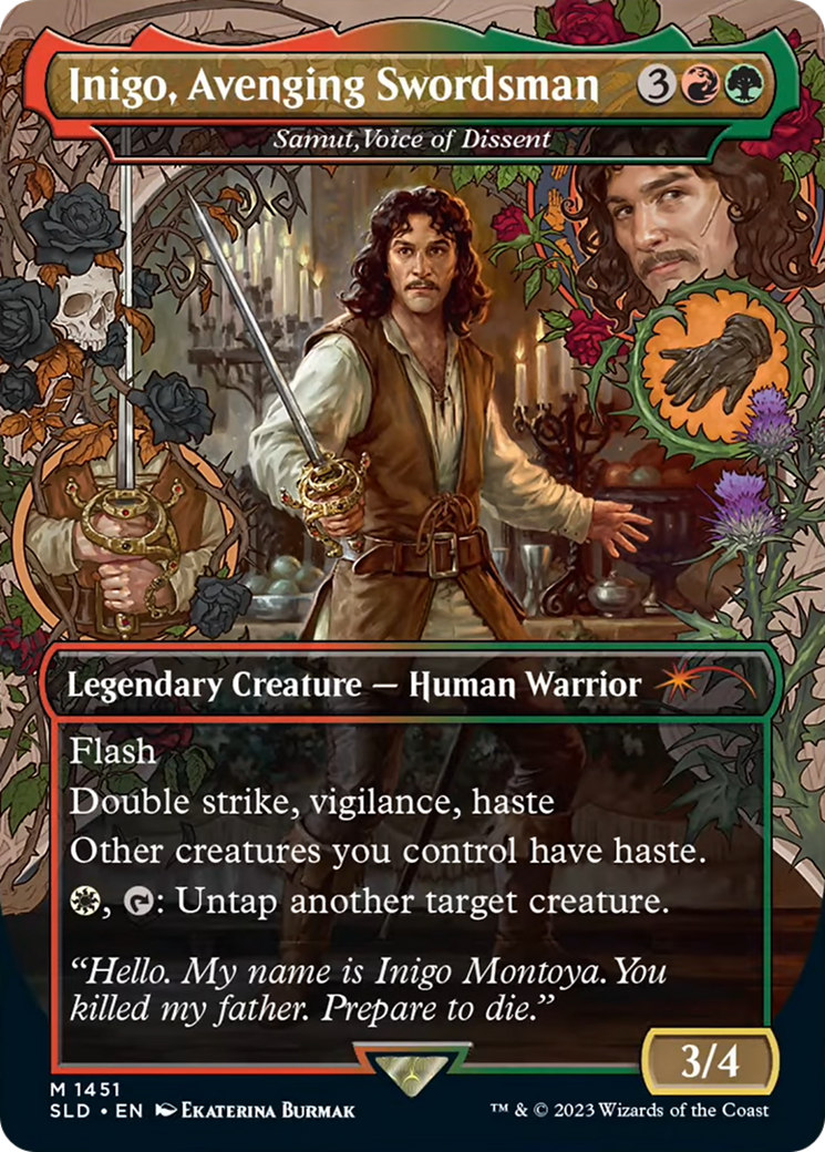 Inigo, Avenging Swordsman - Samut, Voice of Dissent [Secret Lair Drop Series] | Gamers Paradise
