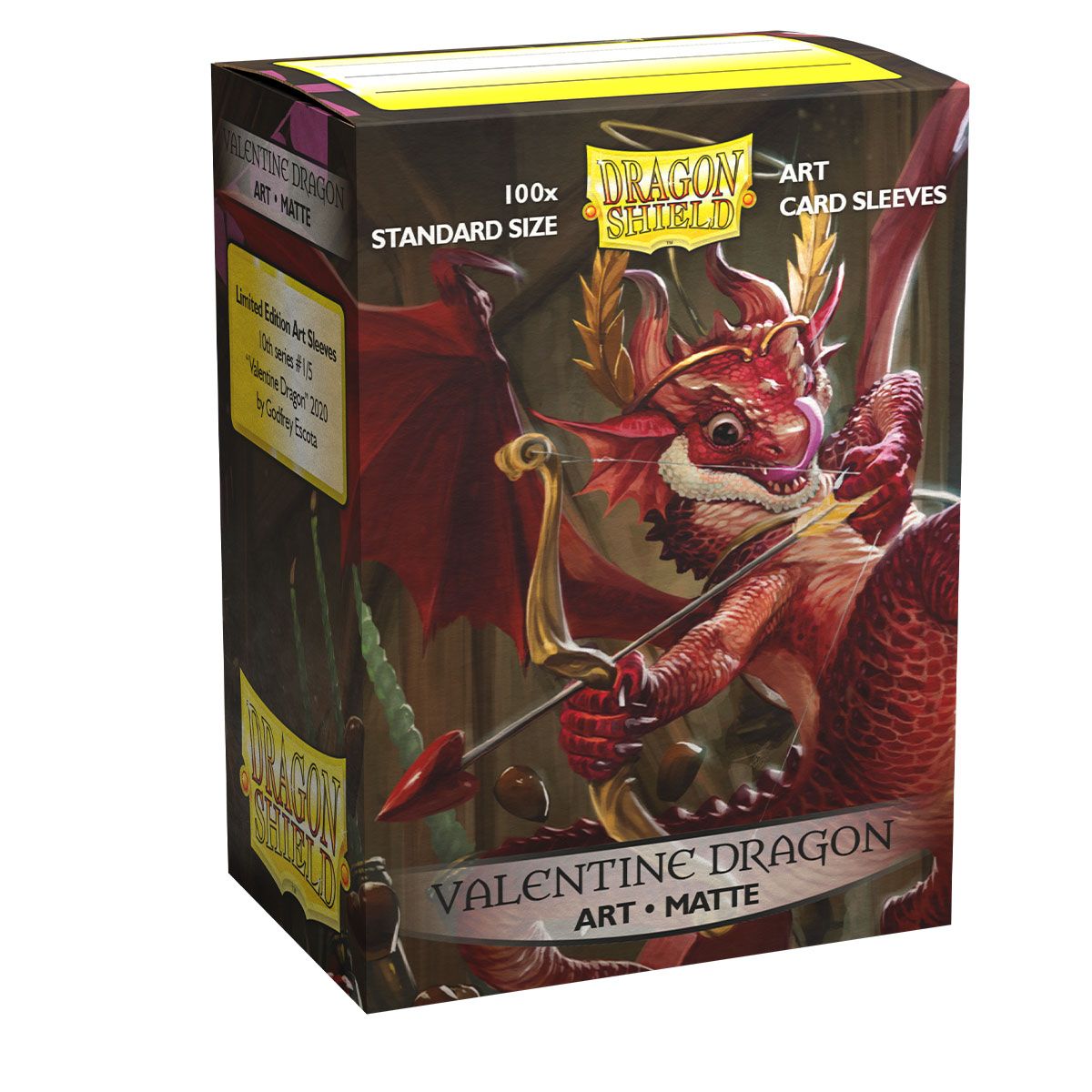 Dragon Shield: Standard 100ct Art Sleeves - Valentine Dragon (2020) | Gamers Paradise