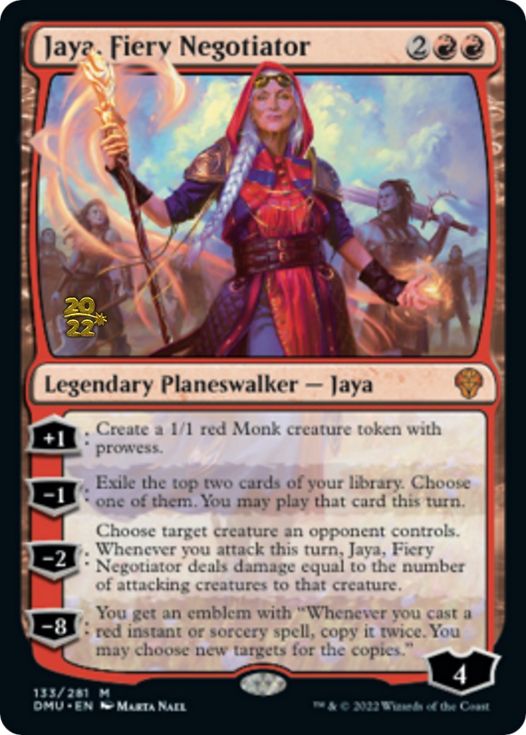 Jaya, Fiery Negotiator [Dominaria United Prerelease Promos] | Gamers Paradise