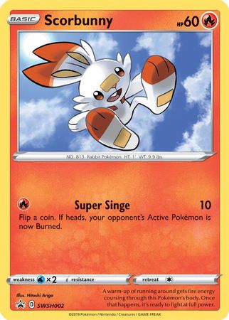 Scorbunny (SWSH002) [Sword & Shield: Black Star Promos] | Gamers Paradise