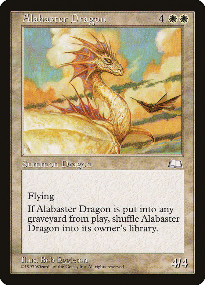 Alabaster Dragon [Weatherlight] | Gamers Paradise