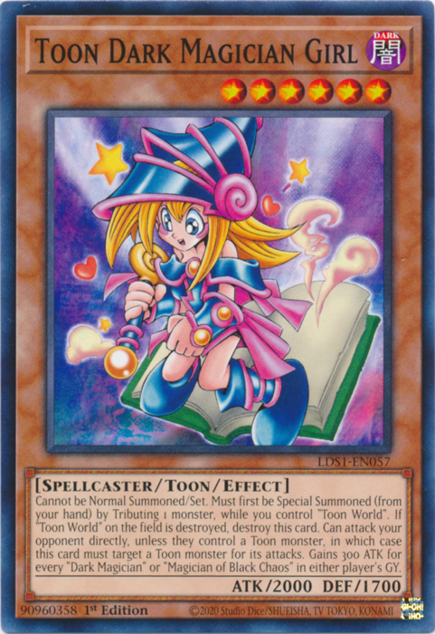 Toon Dark Magician Girl [LDS1-EN057] Common | Gamers Paradise