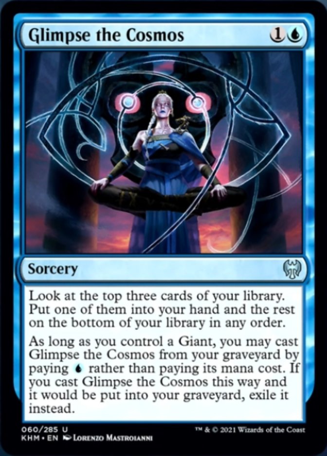 Glimpse the Cosmos [Kaldheim] | Gamers Paradise