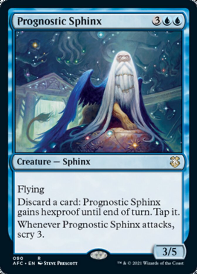 Prognostic Sphinx [Dungeons & Dragons: Adventures in the Forgotten Realms Commander] | Gamers Paradise