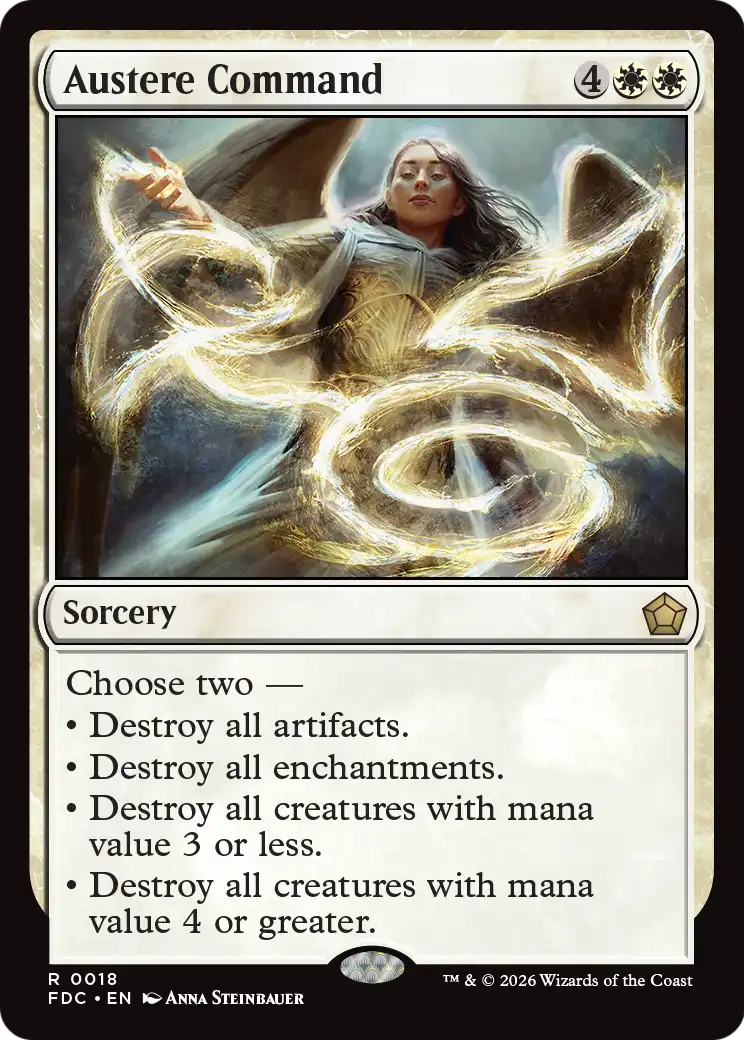 Austere Command [Foundations Commander] | Gamers Paradise