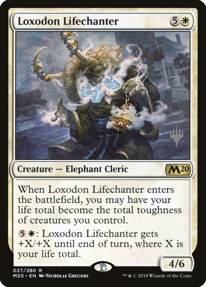Loxodon Lifechanter (Promo Pack) [Core Set 2020 Promos] | Gamers Paradise