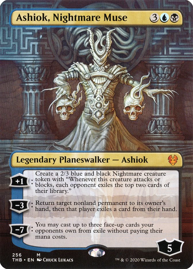 Ashiok, Nightmare Muse (Borderless) [Theros Beyond Death] | Gamers Paradise