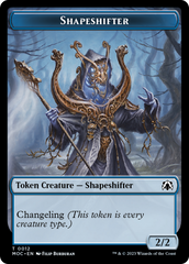 Blood // Shapeshifter Double-Sided Token [March of the Machine Commander Tokens] | Gamers Paradise