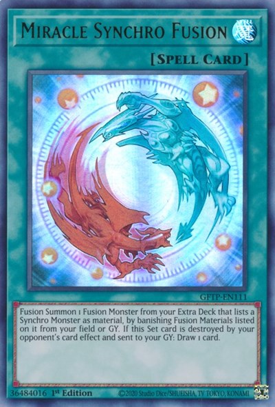 Miracle Synchro Fusion [GFTP-EN111] Ultra Rare | Gamers Paradise