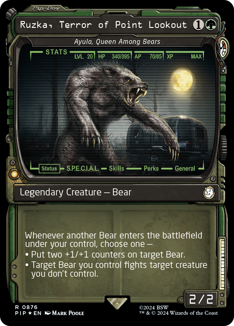 Ruzka, Terror of Point Lookout - Ayula, Queen Among Bears (Showcase) (Surge Foil) [Fallout] | Gamers Paradise