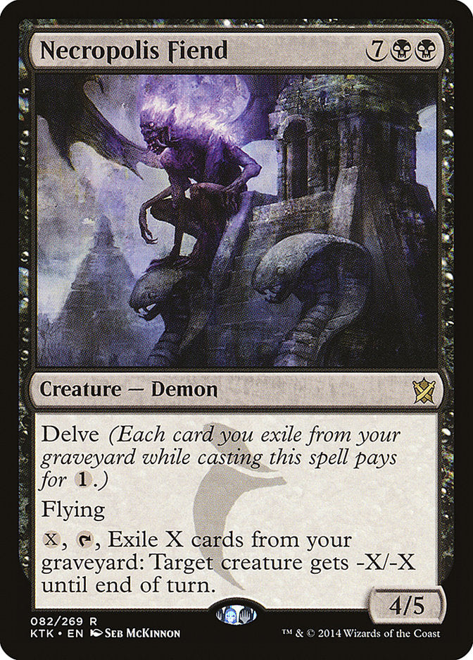 Necropolis Fiend [Khans of Tarkir] | Gamers Paradise
