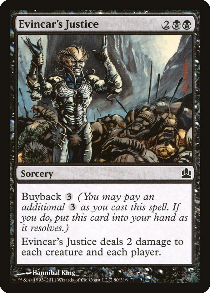 Evincar's Justice [Commander 2011] | Gamers Paradise